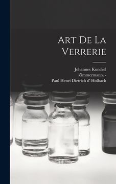 portada Art De La Verrerie (in French)