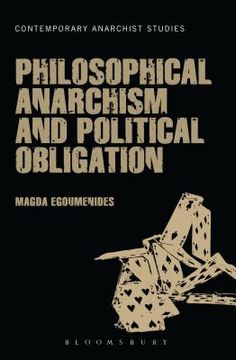 portada Philosophical Anarchism and Political Obligation (en Inglés)