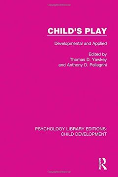 portada Child's Play: Developmental and Applied (en Inglés)