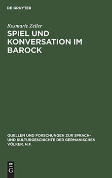 portada Spiel und Konversation im Barock (en Alemán)