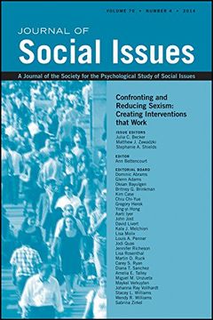 portada Confronting and Reducing Sexism: Creating Interventions That Work (in English)