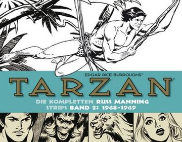portada Tarzan: Die Kompletten Russ Manning Strips / Band 2 1968 - 1969 (en Alemán)