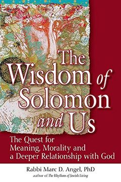 portada The Wisdom of Solomon and Us: The Quest for Meaning, Morality and a Deeper Relationship with God (en Inglés)