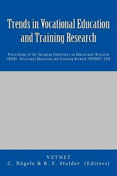 portada Trends in Vocational Education and Training Research: Proceedings of the European Conference on Educational Research (ECER), Vocational Education and (en Inglés)