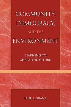 portada community, democracy, and the environment: learning to share the future