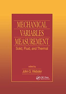 portada Mechanical Variables Measurement - Solid, Fluid, and Thermal 