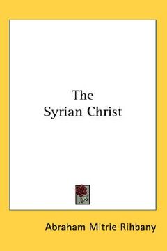 portada the syrian christ (in English)