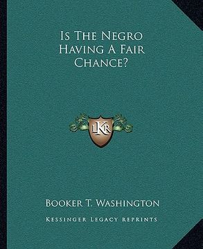 portada is the negro having a fair chance? (in English)