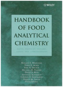 portada handbook of food analytical chemistry: pigments, colorants, flavors, texture, and bioactive food components; volumes 1 & 2 (en Inglés)