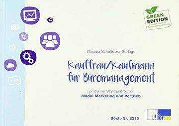 portada Kaufmann/-Frau für Büromanagement: Lerntrainer Wahlqualifikation - Marketing und Vertrieb - (en Alemán)