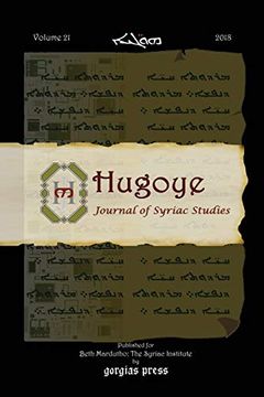portada Hugoye: Journal of Syriac Studies: 2018 (in English)