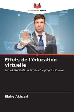portada Effets de l'éducation virtuelle (en Francés)