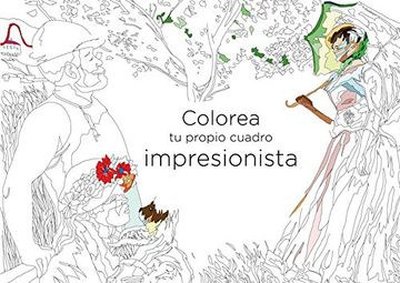 portada Colorea tu Propio Cuadro Impresionista (in Spanish)