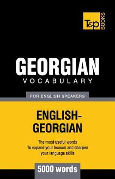 portada Georgian vocabulary for English speakers - 5000 words (en Inglés)
