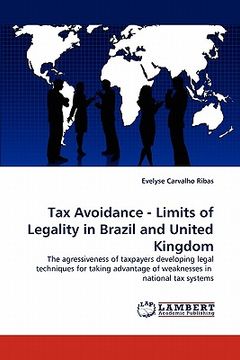 portada tax avoidance - limits of legality in brazil and united kingdom (en Inglés)