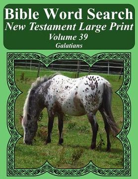 portada Bible Word Search New Testament Large Print Volume 39: Galatians