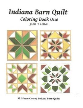 portada Indiana Barn Quilt Coloring Book One (en Inglés)
