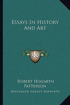 portada essays in history and art (en Inglés)