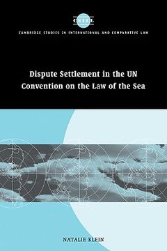 portada Dispute Settlement in the un Convention on the law of the sea (Cambridge Studies in International and Comparative Law) 
