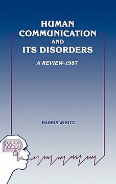 portada human communication and its disorders, volume 1 (en Inglés)