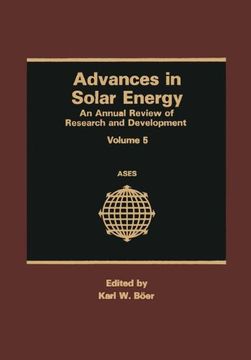 portada Advances in Solar Energy: An Annual Review Of Research And Development