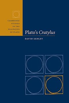 portada Plato's Cratylus Hardback (Cambridge Studies in the Dialogues of Plato) (en Inglés)