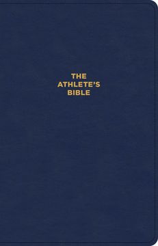 portada The CSB Athlete's Bible, Navy Leathertouch: Devotional Bible for Athletes (en Inglés)