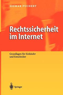portada Rechtssicherheit im Internet: Grundlagen für Einkäufer und Entscheider (en Alemán)