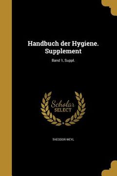 portada Handbuch der Hygiene. Supplement; Band 1, Suppl. (en Alemán)