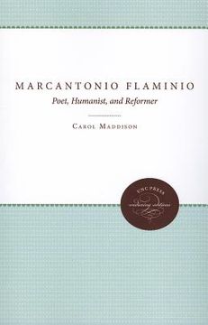 portada marcantonio flaminio: poet, humanist and reformer (en Inglés)