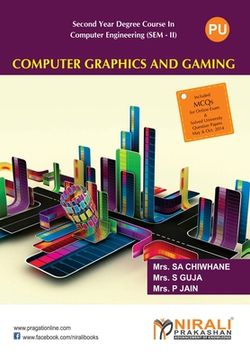 portada Computer Graphics And Gaming (en Inglés)