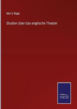 portada Studien über das englische Theater (in German)