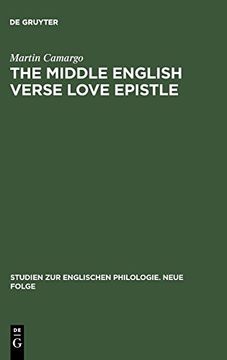 portada Middle English Verse Love Epistle (Studien zur Englischen Philologie: Neue Folge) (en Inglés)
