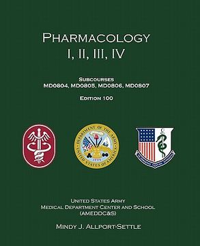 portada pharmacology i, ii, iii, iv (en Inglés)