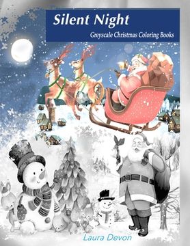 portada Greyscale Christmas Coloring Books (en Inglés)