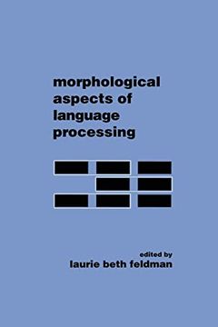 portada Morphological Aspects of Language Processing (in English)