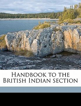 portada handbook to the british indian section (en Inglés)