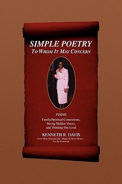 portada simple poetry (en Inglés)