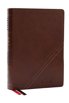 portada Nkjv, Word Study Reference Bible, Leathersoft, Brown, red Letter, Thumb Indexed, Comfort Print: 2,000 Keywords That Unlock the Meaning of the Bible (en Inglés)