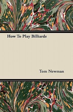 portada how to play billiards (en Inglés)