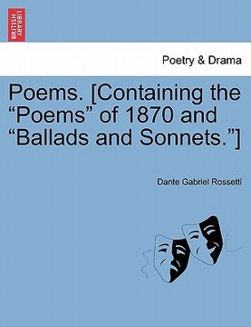 portada poems. [containing the "poems" of 1870 and "ballads and sonnets."] (en Inglés)