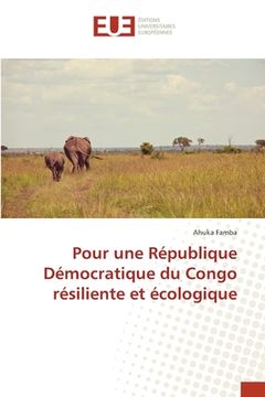 portada Pour une République Démocratique du Congo résiliente et écologique (in French)