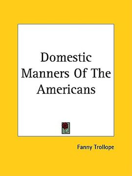 portada domestic manners of the americans