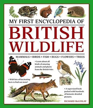 portada My First Encylopedia of British Wildlife: Mammals, Birds, Fish, Bugs, Flowers, Trees (en Inglés)
