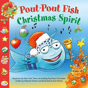 portada Pout-Pout Fish: Christmas Spirit (a Pout-Pout Fish Paperback Adventure) (en Inglés)