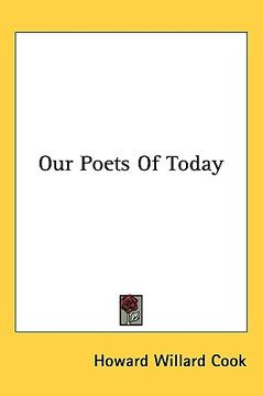 portada our poets of today (en Inglés)