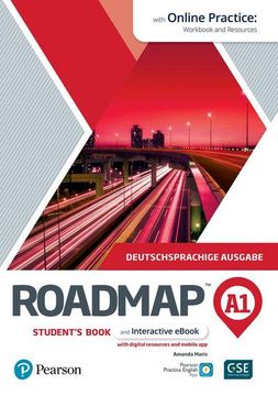 portada Roadmap a1 German Edition Students' Book and Ebook, With Online Practice, Digital Resources & Mobile app