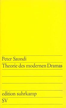 portada Theorie des Modernen Dramas (Edition Suhrkamp) (en Alemán)