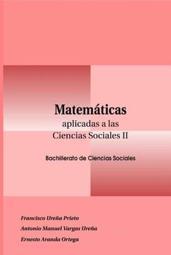 portada Matemáticas Aplicadas a las Ciencias Sociales ii (in Spanish)