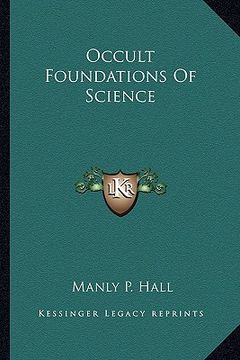 portada occult foundations of science (in English)
